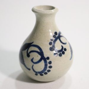 Miniatyrvas, saltglaserad stengods - Handarbeit Made in GDR expartic