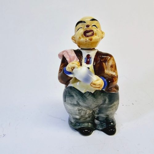 Keramisk Flaskfigur – 17 cm, Handmålad