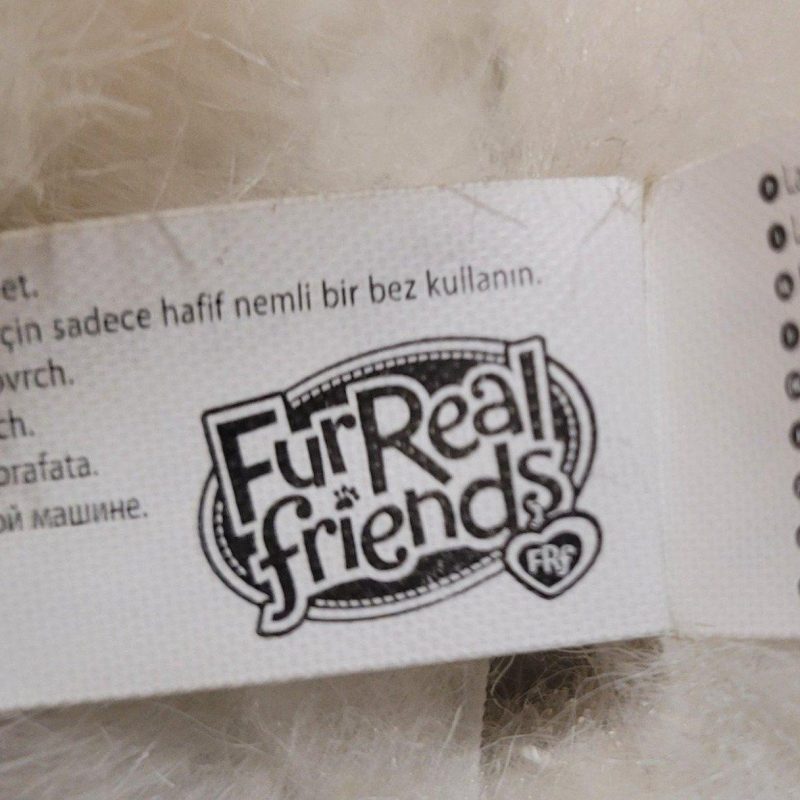 Furreal Friends Hop `N Cuddle vit & grå hängande öron Kanin