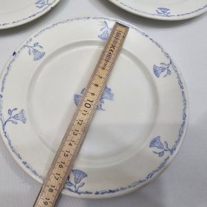 Assietter, 5st, Gefle "karin", målad dekor