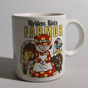 Charmig mugg "Världens bästa farmor" – en perfekt present!