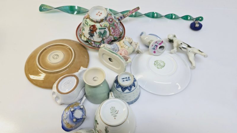 Charmigt assorterat porslinssortiment – B&G Denmark, Höganäs, Old Gustavsberg mm