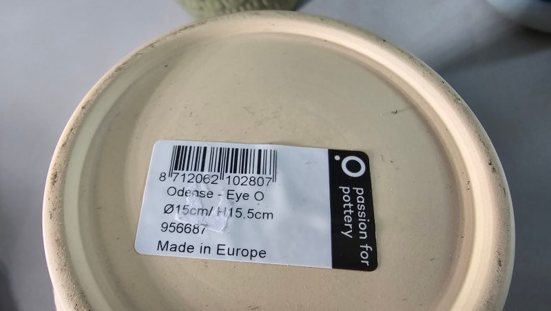 Ytterfoder, 5 st, glaserat Keramik